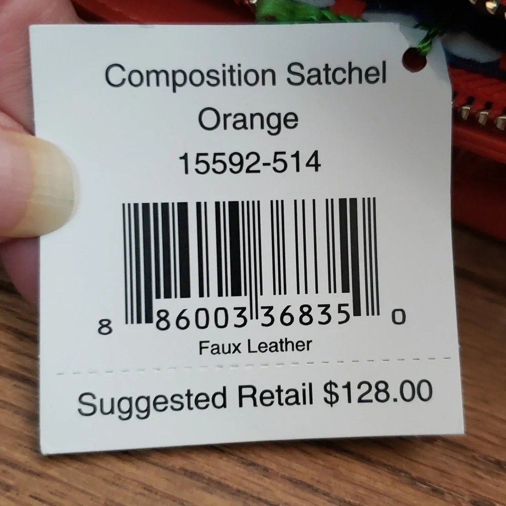 NWT Vera Bradley Composition Satchel/Crossbody - Picture 13 of 13